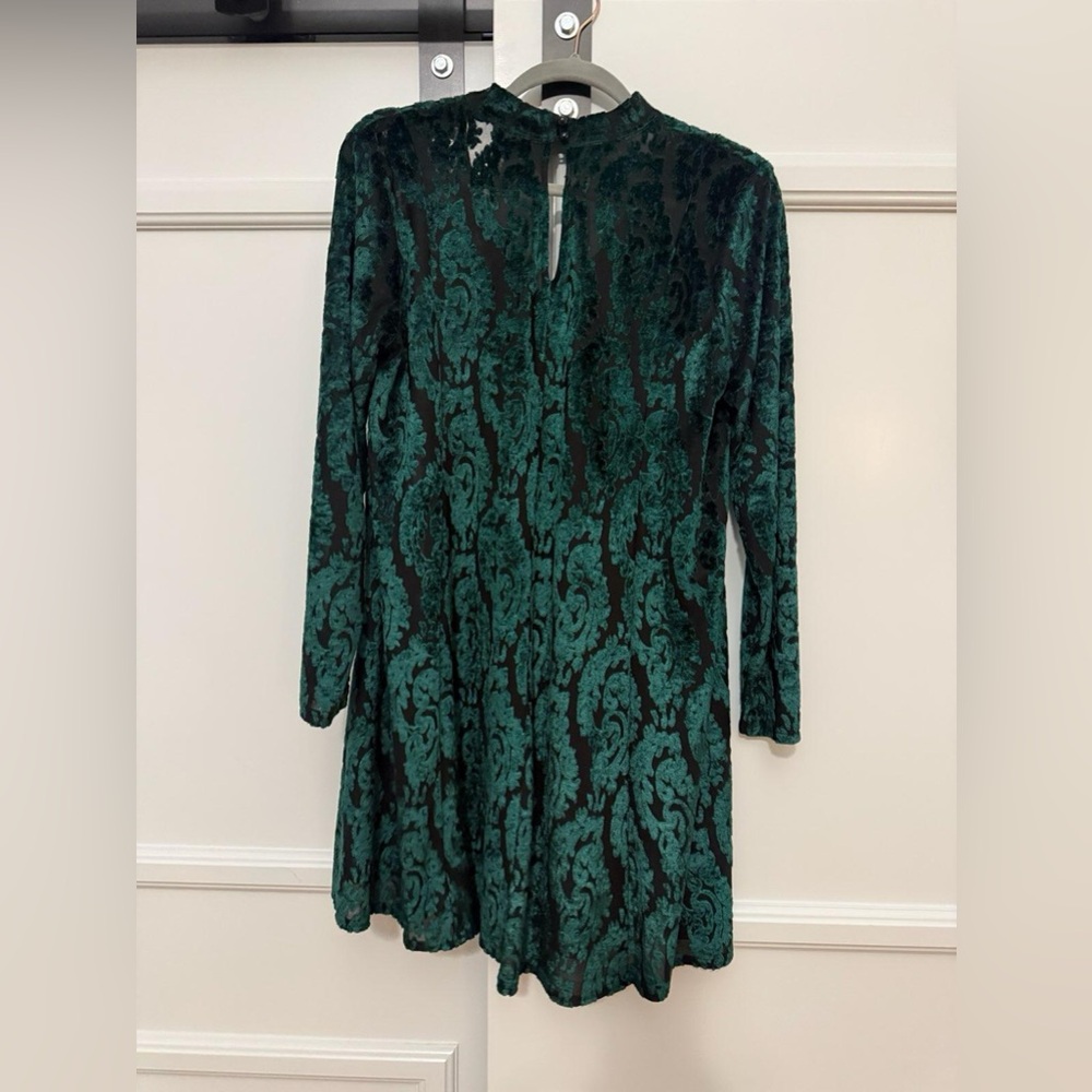 Uncle Frank Green and Black Patterned Dress